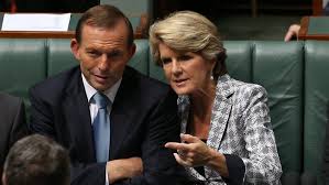 Change at last: Tony Abbott and Julie Bishop (Photo:News Limited) 