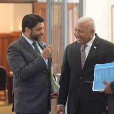 Aiyaz Sayed Khaiyum and Frank Bainimarama